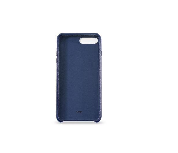 KMP Etui Leather Case KMP do iPhone 7 Plus/8 Plus skórzane niebi - 1442800 - zdjęcie 4